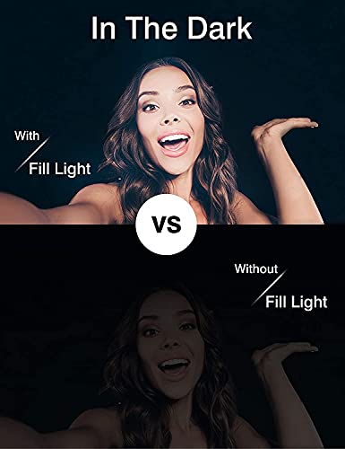 KAMYSEN Palo Selfie Trípode con Luz de ajustable，Luz de ajustable para selfie con trípode，soporte para teléfono y mando a distancia Bluetooth，Luz selfie portátil al aire libre,360°Rotación Extensible Selfie Stick Inalámbrico Palo Selfie Trípode，para M