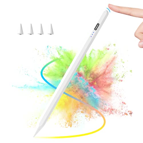 JESWO Pencil para iPad, Stylus Pen con Diseño Magnético y Sensible a la Inclinación, Lápiz iPad Compatible con Modelos 2018-2022, iPad Pro 11/12.9‘’, iPad 6/7/8/9ª, iPad Mini 5/6ª, iPad Air 3/4ª