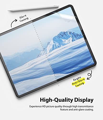 Ringke Paper Touch Film Soft (2 Piezas) Compatible con Mica iPad Pro 11 / iPad Air 5 / iPad Air 4 Protector de Pantalla Mate Sensación de Papel