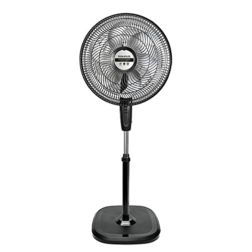 Taurus SILENT POWER- Taurus- Ventilador de pedestal-Rejilla Plástica Aerodinámica de 18'-Tecnología ECOJET, Más Aire y Menos Ruido- Incluye Base para Montaje en Pared- Amplia Oscilación