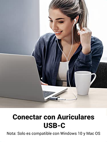 UGREEN Adaptador USB 3.0 a USB C, USB 3.1 Tipo C a USB 3.0 Tipo A Hembra a Macho Compatible con SanDisk Extreme 900, Seagate Innov8, Google Pixel, iPad Pro 2018, Pixel 2 C XL, Lumia 950, Nexus 5X 6P