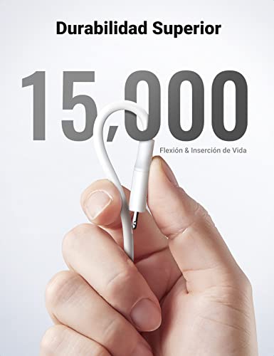 UGREEN USB C a Lightning Cable MFI Certificado, PD Carga Rapida para iPhone SE 2020/11/11 Pro/X/XS/XS MAX/XR/8 Plus/8, iPad Air 3, iPad Mini 5, iPad Pro, Dispositivo iOS con Puerto Tipo C (Blanco, 1M)