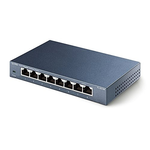 TP-Link TL-SG108 Unmanaged Switch de Escritorio, 8 Puertos 10/100/1000Mbps