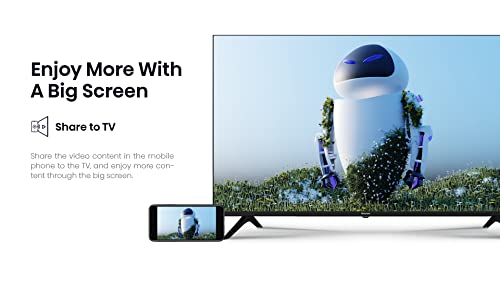 Hisense Serie A4 40 Pulgadas Clase FHD Smart Android TV con DTS Virtual X, Modos de Juego y Deportes, Chromecast Integrado, compatibilidad con Alexa (40A4H, Nuevo Modelo 2022)