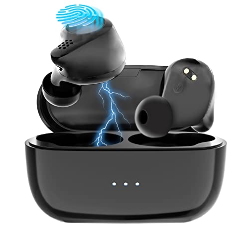 SEASKY Auricular Bluetooth inalámbrico Carga rápida Mini Auricular inalámbrico Bluetooth Agua audifonos Inalámbricos Bluetooth a Prueba de táctil, Adecuado para Juegos Escuchar música