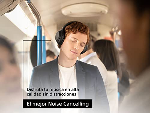 Sony WH1000XM4/B Audífonos inalámbricos con Cancelación de Ruido, Negro, Grande