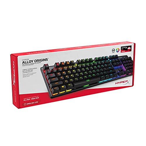 HyperX Alloy Origins - Teclado mecánico para juegos (Reacondicionado)