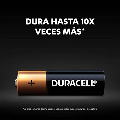 Duracell Copper & Black Pilas Alcalinas AA Pilas Multiusos de 1.5 V Contiene 1 Paquete con 16 Pilas