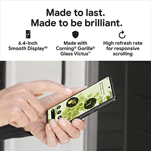 Google Pixel 6 - Teléfono Android 5G - Smartphone desbloqueado con lente ancha y ultraancha - 256 GB - color espuma de mar (Sorta Seafoam) (reacondicionado)