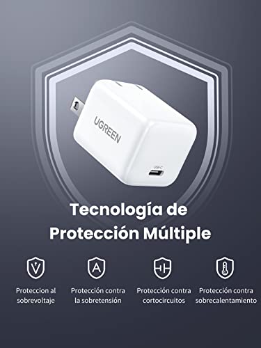 Cargador USB-C UGREEN Blanco 20w