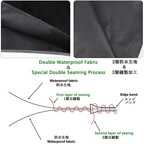 SURDOCA Organizador Coche - 3 Gen [90 * 46 cm de Doble Capacided] Organizador Maletero Coche, Equipado con [Elastic Net & 4 Structura de Varita Mágica] Bolsa Maletero Coche, Bolsa Coche, Negro