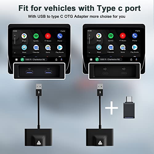 Compre Inalámbrico Android Auto Adaptador Inalámbrico Carplay Con Cable A  Inalámbrico Android Auto Carplay Dongle Para Oem Carplay Android Auto y  Inalámbrico Android Auto Carplay Dongle de China por 40 USD