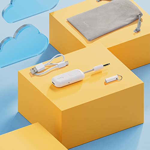 Twelve South Transmisor inalámbrico para Usar, AirPod Pro y Auriculares inalámbricos en gimnasios o Aviones, AirFly Pro