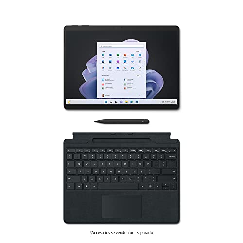 Microsoft Surface Pro 9, Laptop 2 en 1 con Pantalla táctil de 13 Pulgadas, procesador Intel Core i7, Memoria RAM de 16 GB y Disco Duro de 256 GB de Estado sólido. Color Grafito