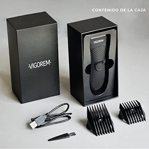 VIGOREM Light Rasuradora para hombre | corporal y zonas íntimas | Impermeable grado IPX-6 | cuchillas de cerámica anticorte | diseño compacto ideal para viajar y llevar a todos lados