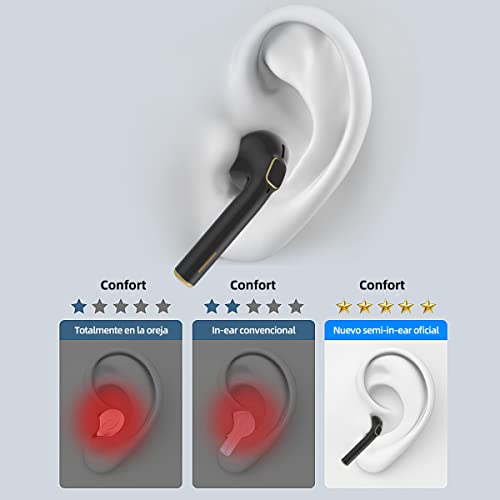 Auriculares Bluetooth Cancelacion Ruido E67 Activa Anc V5.1 Color Negro  Color de la luz Azul