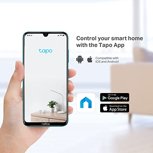 TP-LINK Tapo C310, cámara de seguridad Wi-Fi para exteriores, definición de 3MP, alarma de luz y sonido, visión nocturna, funciona con Alexa