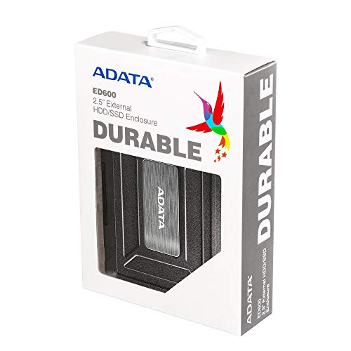 ADATA Carcasa Externa ED600 (Enclosure) , antigolpes, USB 3.1