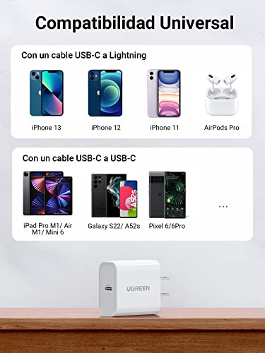 Cargador iPhone Carga Rapida USB C 20W con Cable 2M [Apple MFi  Certificado], Adaptador Cargador Rapido iPhone para iPhone 14 Pro  Max/13/12/11/XS/XR : : Electrónica