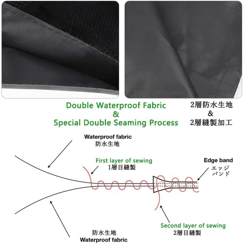 SURDOCA Organizador Coche - 3 Gen [90 * 46 cm de Doble Capacided] Organizador Maletero Coche, Equipado con [Elastic Net & 4 Structura de Varita Mágica] Bolsa Maletero Coche, Bolsa Coche, Negro