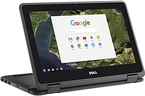 2021 Dell 29,5 cm convertible 2 en 1 pantalla táctil Chromebook, procesador Intel Celeron hasta 2,48 GHz, 4 GB RAM 16 GB SSD, HDMI, Chrome OS, unidad USB SDTK de 16 GB (Reacondicionado)