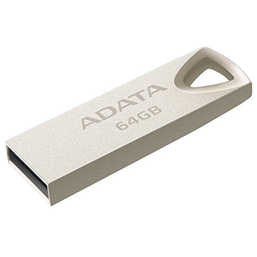 ADATA 64 GB Memoria Flash USB 2.0 Metálica Color Plata (Modelo UV210)