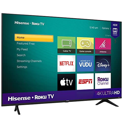  Hisense Serie A4 Smart TV Android FHD de 40 pulgadas con DTS  Virtual X, modos de juego y deportes, Chromecast integrado, compatibilidad  con Alexa (40A4H, nuevo modelo 2022), negro : Todo