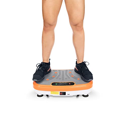 POWER LEGS Full Fit Plataforma De Ejercicio Vibratoria 99 velocidades con bocinas integradas y Control Remoto
