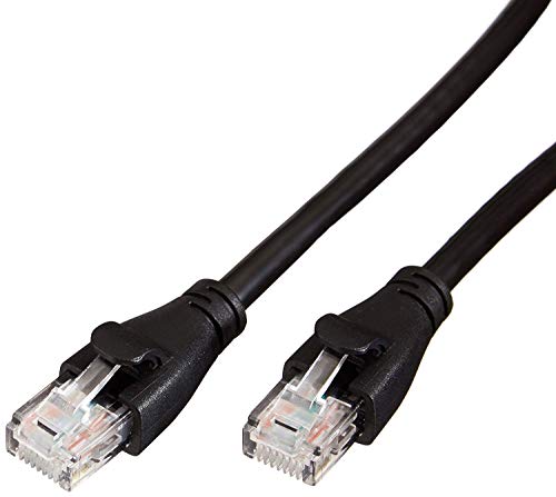 Amazon Basics - Cable de conexión Ethernet RJ45 Cat-6, 3 metros, color negro