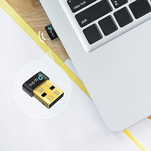 TP-Link UB5A, Adaptador Bluetooth 5.0 Compatible con Windows 11/10/8.1/8/Win 7/XP, para PC, Teclado, Mouse, Auriculares, Altavoces, Impresora