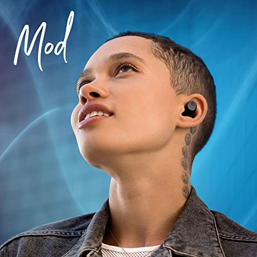 SKULLCANDY Mod Auriculares intrauditivos inalámbricos Bluetooth/compatibilidad iPhone y Android / 34 Horas de Audio/Ideal para Gimnasio y música/clasificación IP55 / micrófono Integrado - Gris