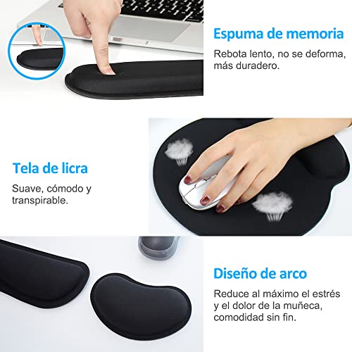 Computadora Del Mouse En La Almohadilla Con Teclado Para Usar El