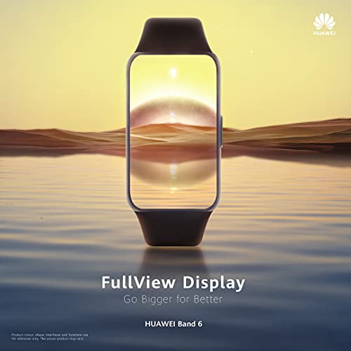  HUAWEI Band 6 - Reloj inteligente de fitness para hombres y  mujeres, pantalla a color AMOLED de 1.47 pulgadas, SpO2, monitor de  frecuencia cardíaca de 24 horas, duración de la batería