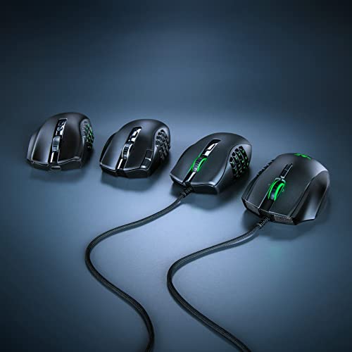Razer Naga V2 HyperSpeed - Ratón Gamer Inalámbrico MMO (Reacondicionado)