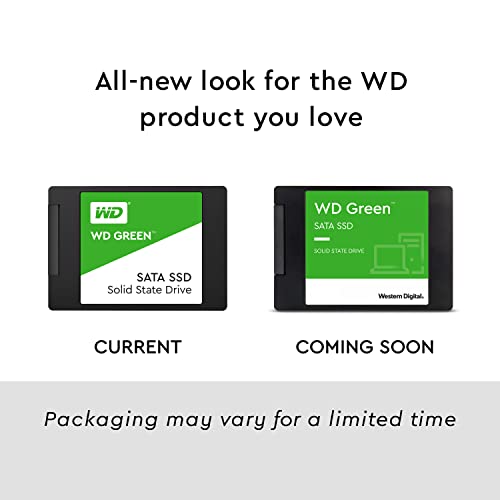 Western Digital WDS480G2G0A Disco SSD Interno, SATA III, 480 GB, 2.5", Color Negro