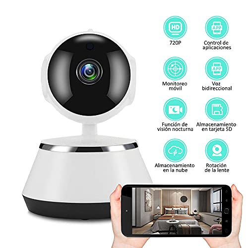 Mini Camara Espia De Seguridad HD Wifi Inalambrica Para Interior Casa Con  Audio