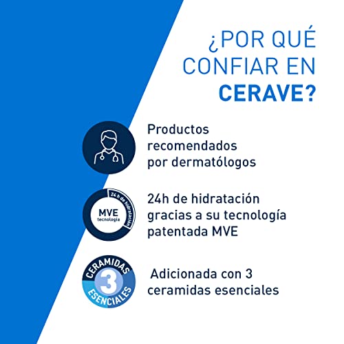 CeraVe Crema Hidratante |454gr| Hidrante diario para rostro y cuerpo para piel seca