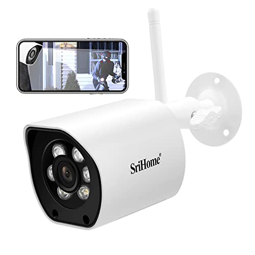 Camara Wifi De Seguridad Para Casas IP Interior Exterior Vigilancia  Inalambrica