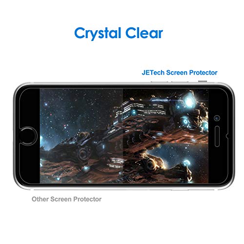 JETech Protector de Pantalla Compatible iPhone SE 3/2 (modelo 2022/2020) 4,7", Mica de Cristal Vidrio Templado, 3 Unidades