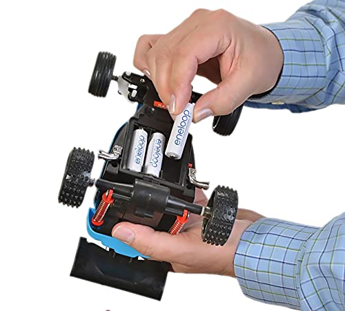 Panasonic K-KJ17MZ104A Eneloop -Cargador de baterías avanzadocon paquete de energía de pilas de colores 10AA y 4AAA