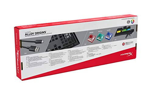 HyperX Alloy Origins - Teclado mecánico para juegos(Reacondicionado)