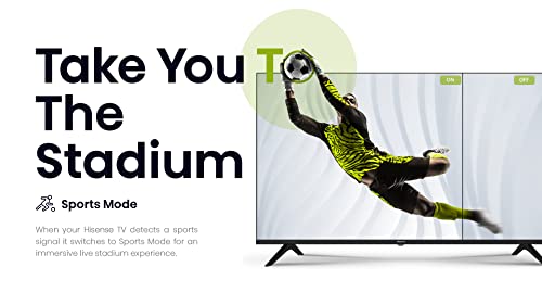  Hisense Serie A4 Smart TV Android FHD de 40 pulgadas con DTS  Virtual X, modos de juego y deportes, Chromecast integrado, compatibilidad  con Alexa (40A4H, nuevo modelo 2022), negro : Todo