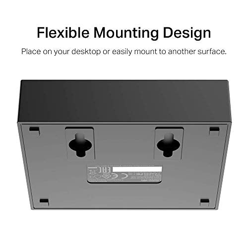 TP-Link LS1005G, Switch Gigabit no administrable, 5 puertos Gigabit, Diseño de escritorio, Plug and play