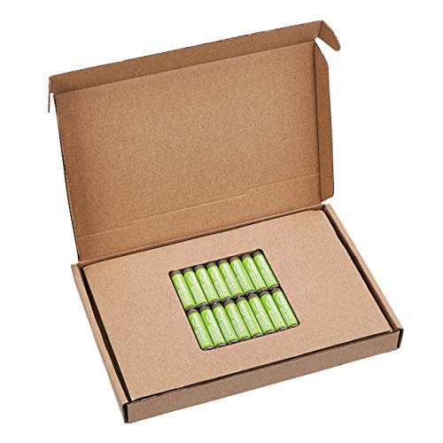 Amazon Basics - Paquete de 16 baterías recargables AAA de alta capacidad de 850 mAh, precargadas, recarga hasta 500 veces