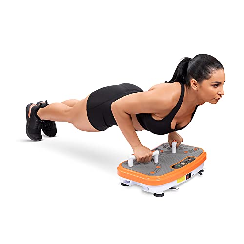 POWER LEGS Full Fit Plataforma De Ejercicio Vibratoria 99 velocidades con bocinas integradas y Control Remoto