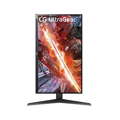 LG Ultragear - Monitor para Videojuegos, 27 Pulgadas, QHD Nano IPS 1ms, Compatible con NVIDIA G-Sync, 27 Pulgadas IPS – 1 ms Tiempo de Respuesta, Negro