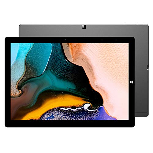 CHUWI UBook X Tablet PC con pantalla táctil de 12 pulgadas con teclado y lápiz capacitivo, 8 GB de RAM 256 GB SSD, pantalla de 2160 x 1440 píxeles, procesador Intel N4120 Quad Core, Wi-Fi dual tipo C, Windows 10, color gris