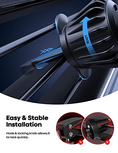 Lamicall Magnético Soporte Celular Auto, Porta Celular para Auto Iman, [4ª Generación Super Imán] Base Celular Automóvil [360 ° giratorio] MagSafe para Ventilación Compatible con iPhone 14/13/12/11 Pro/ Pro MAX/XS/XR,Samsung, Android, Xiaomi, Huawei