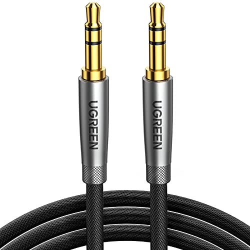 Cable auxiliar de 1m, Cable de Audio auxiliar para coche de 3,5 MM,  reemplazo de línea alámbrica macho a macho para auriculares MP3 de coche –  Los mejores productos en la tienda