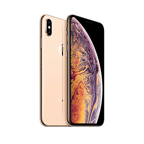 Apple iPhone XS Max, 64GB, Gold - Fully Unlocked (Reacondicionado)